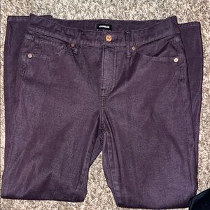 Express Women's Purple Jeans